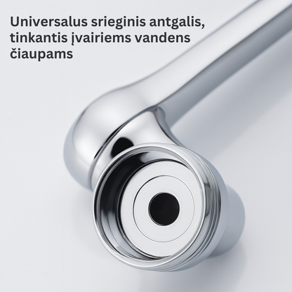 Melari filtruojantis krano prailgintuvas