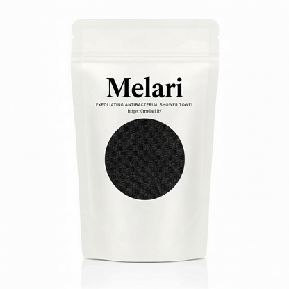 Melari - Šveičiantis antibakterinis dušo rankšluostis