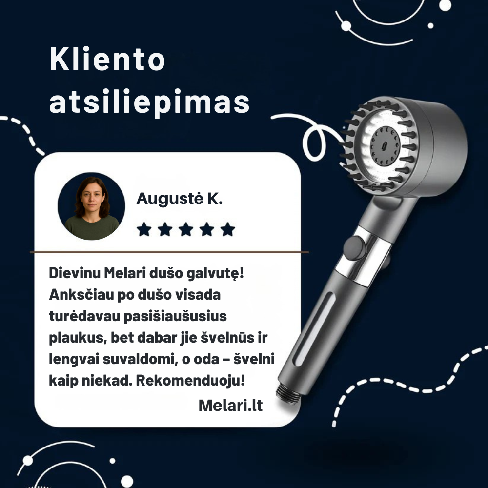 Melari dušo galvutė