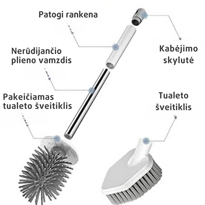 Melari tualeto šepetys